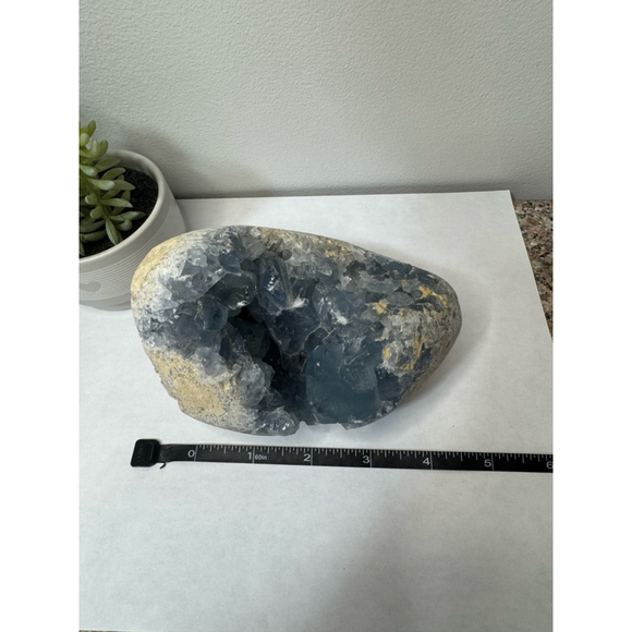Over 3lb Celestite Freeform/Egg - Picture 8 of 8